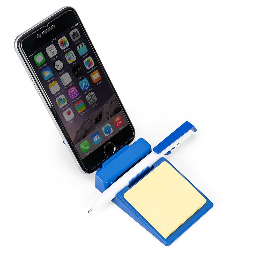 Suporte Plástico Celular com Caneta e Bloquinho Personalizado — foto 4