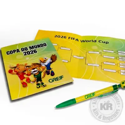 Tabela com jogos da Copa do Mundo Personalizada