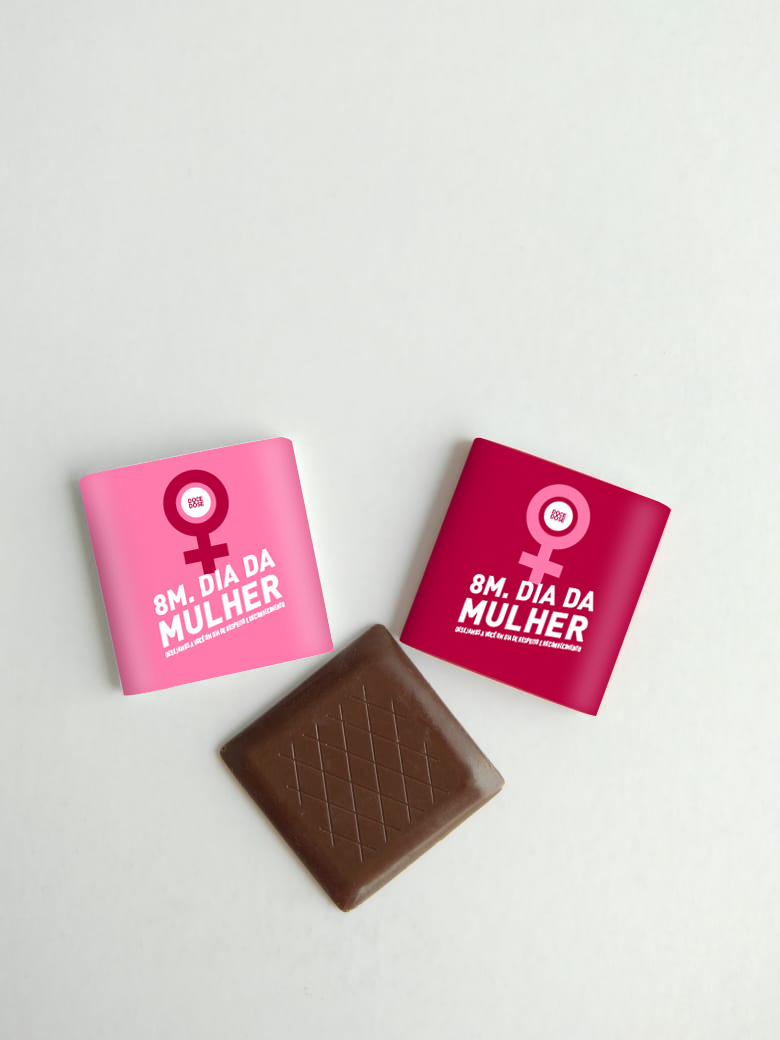 Tablete de Chocolate avulso - Dia da mulher
