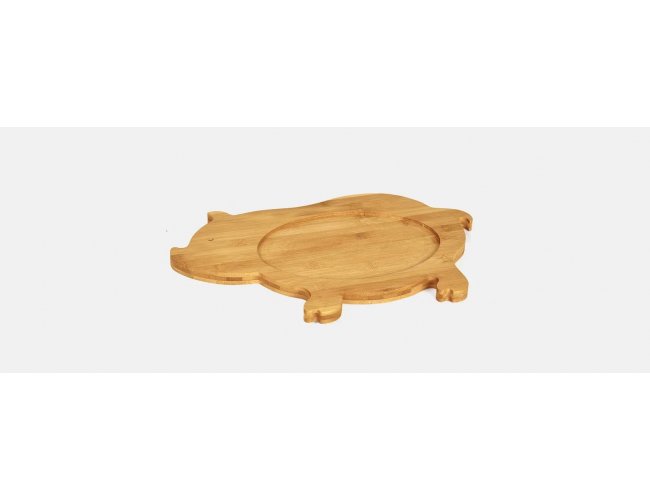 Tábua Em Bambu Com Formato De Porco