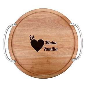 Tábua Madeira para Pizza 34x2,8cm