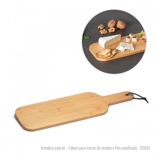 Tabua Para Carne De Madeira Personalizada