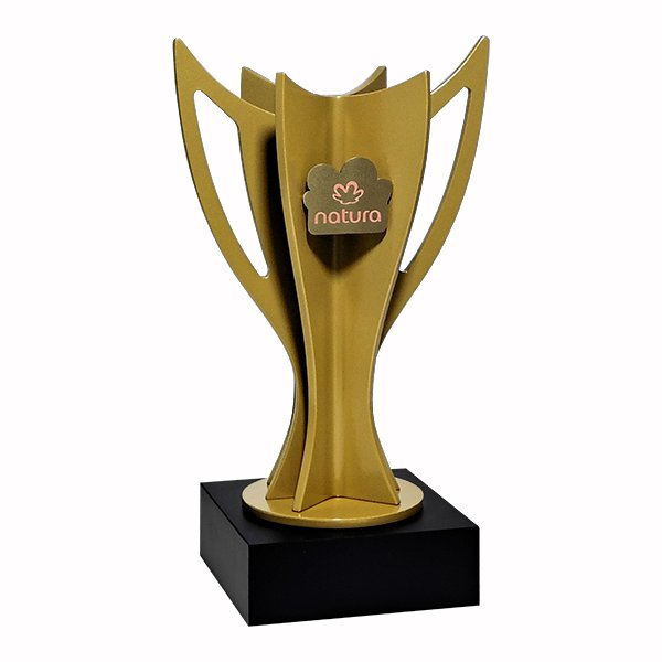 Taça de Premiação Personalizada cor ouro
