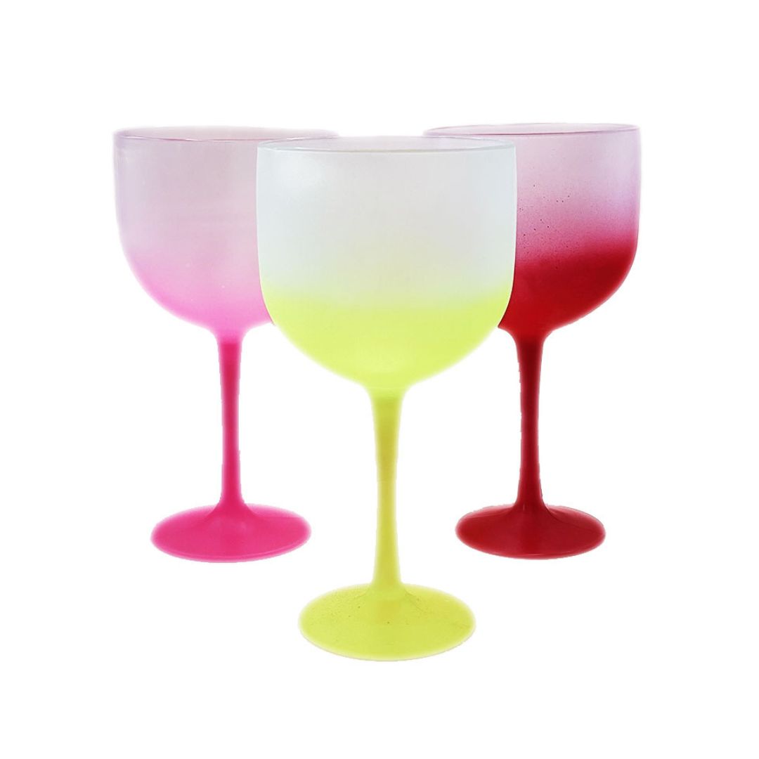 Taça Gin Degradê em Acrílico para Transfer - 580ml
