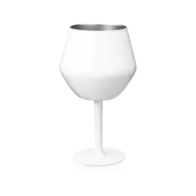 Taça térmica branca 2 em 1