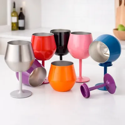 Taca Termica Inox 350ml Com Haste Removivel