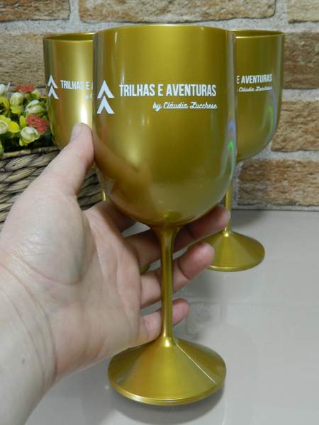 Taças Personalizadas Vinho 18 Anos Aniversários Casamentos Festas Baladas 350ml 50un R$7,98un