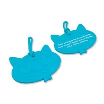Tag de mala azul personalizada