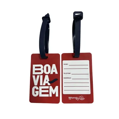 Tag de mala emborrachado personalizado