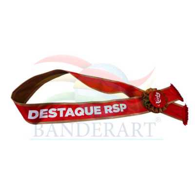 Talabarte para desfile, confeccionado em tecido Duralon® 100% poliéster. Com copo cromado Diversa...