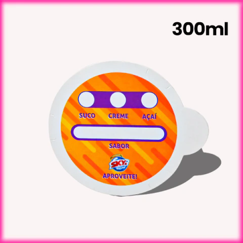 Tampa Antivazamento Personalizada para Copo de 300ml
