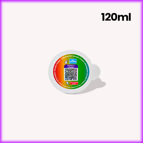 Tampa Antivazamento Personalizada para Pote de 120ml