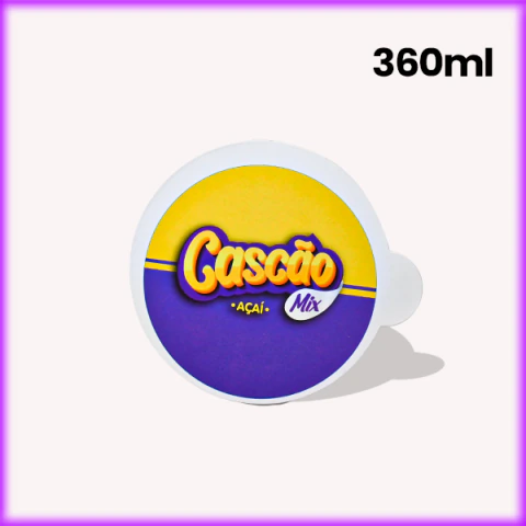 Tampa Antivazamento Personalizada para Pote de 360ml