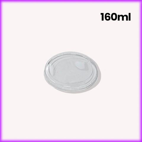Tampa de Plástico Reta p/ Pote 160/210ml - 500 unidades