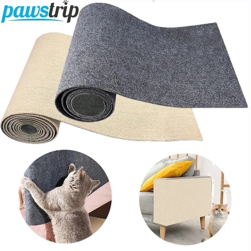 Tapete Auto-adesivo para Gatos: Protetor de Sofá e Arranhador Multifuncional