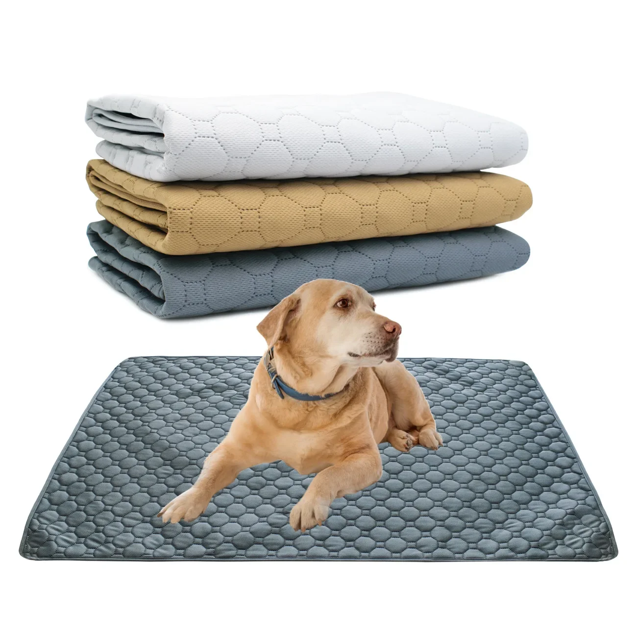 Tapete Reutilizável e Lavável para Cães e Gatos, Impermeável e Absorvente, Ideal para Carros e Sofás