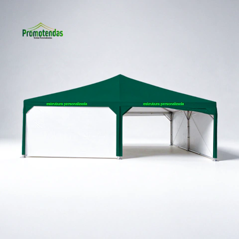 Tenda Estruturada 10,00x10,00 Personalizada | Estrutura de Grande Porte para Eventos de Alto Impacto