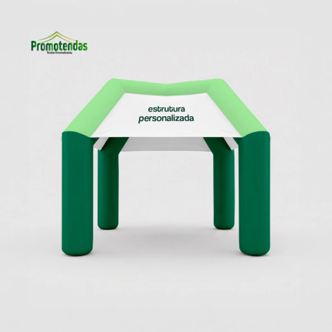 Tenda Inflável 3,00x3,00 Personalizada | Estrutura para eventos e ações promocionais