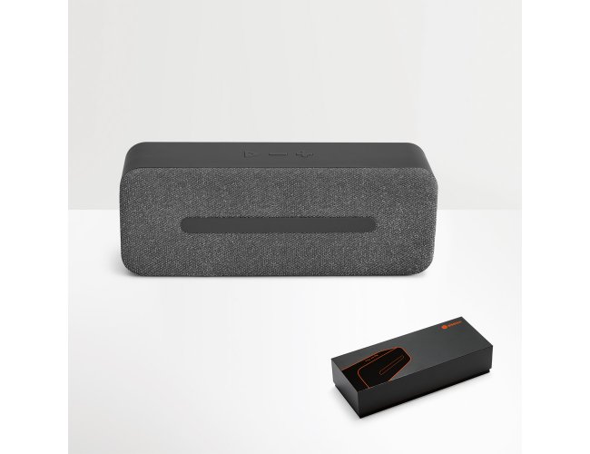 THUNDER. Caixa de som portátil com microfone em ABS