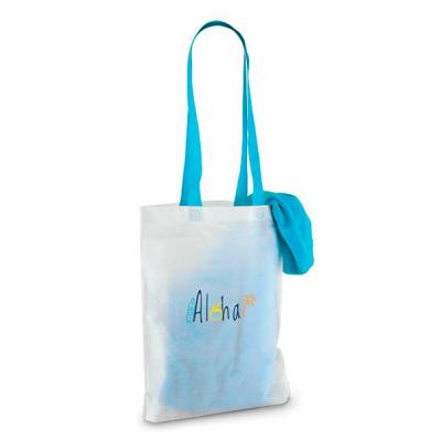 Toalha de Praia Com Sacola em Non Woven