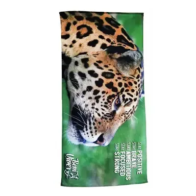 Toalha de praia toda estampada