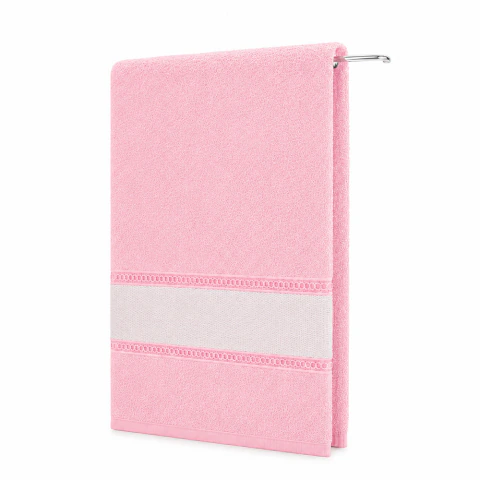 Toalha de Rosto para Sublimação - Rosa Bebê