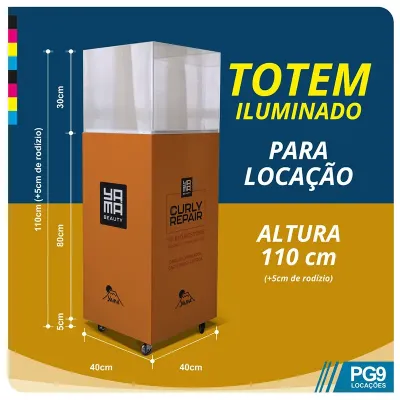 Totem Expositor Iluminado