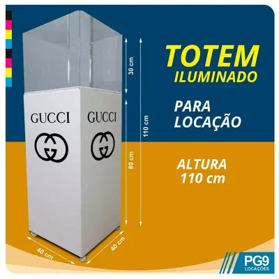 Totem iluminado