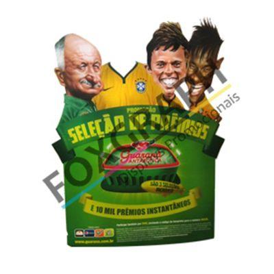 Tótem personalizado promocional tema futebol