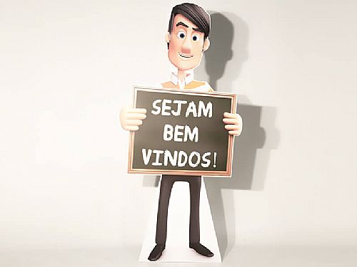 Totem em papelão Personalizado — foto 2