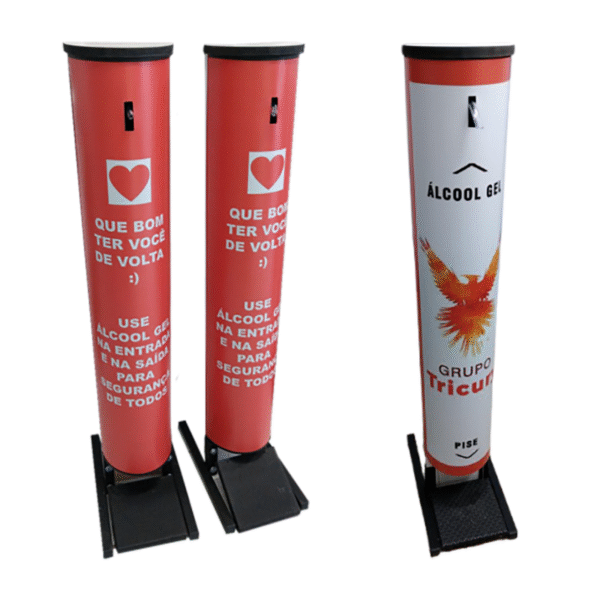 Totens para Álcool Gel ou Protetor Solar