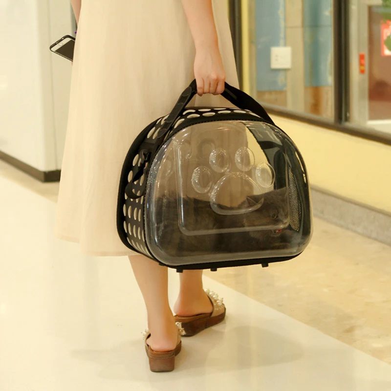 Transportador Dobrável para Cães e Gatos: Saco de Viagem Prático e Versátil