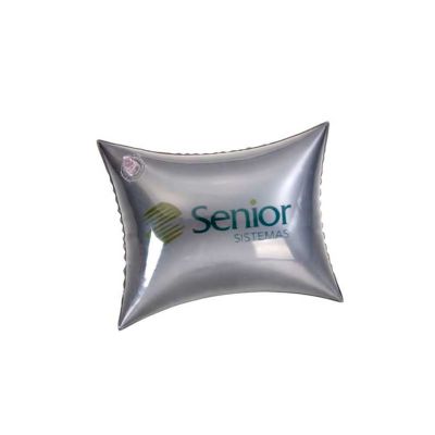 Travesseiro Inflavel Para Viagem Personalizado em Pvc Cristal 020mm Impressao da Logomarca em Silk