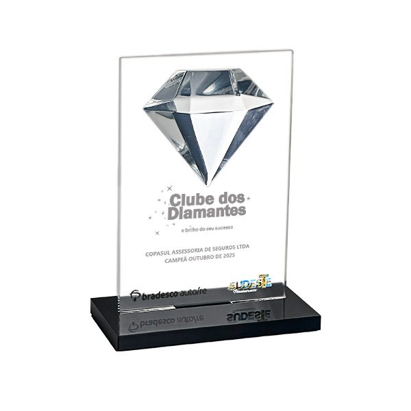 Troféu Campanha de vendas - Clube dos Diamantes