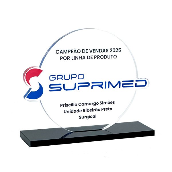 Troféu Campeão de Vendas Grupo Suprimed