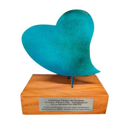 Troféu Coração Azul - frontal