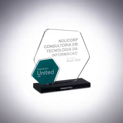 Troféu de acrílico personalizado