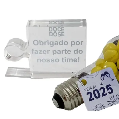 Trofeu de Acrilico Quebra Cabeca