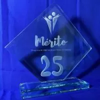 Trofeu De Cristal Ou Vidro Personalizado