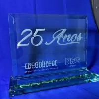 Trofeu De Cristal Ou Vidro Personalizado