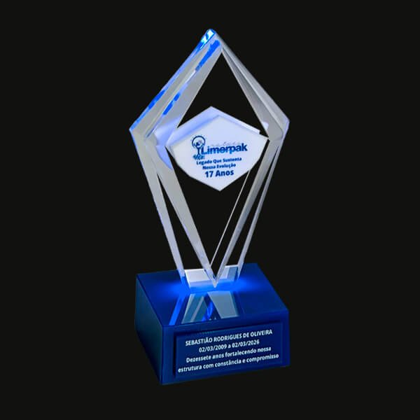 Troféu Diamante - Aniversário de Empresa