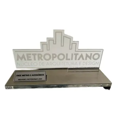 Troféu em acrílico personalizado