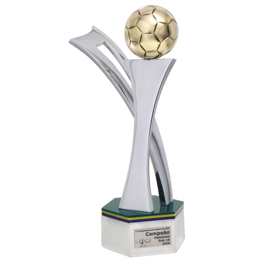 Troféu Exclusivo FPF Campeão Feminino Sub 15 2026