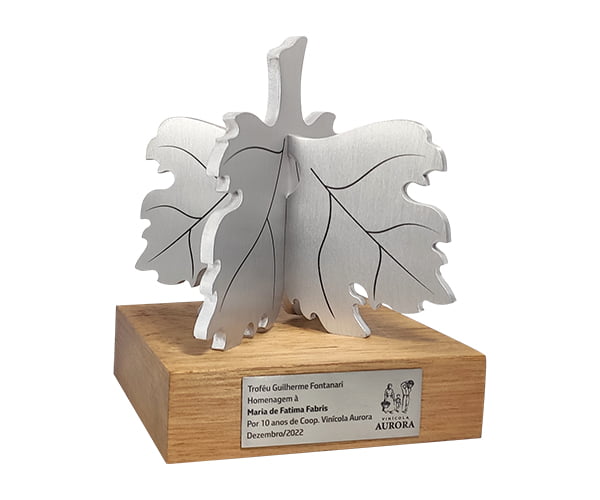 Troféu folha de uva