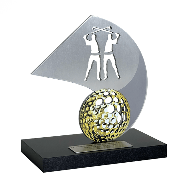 Troféu Golfe Dupla - Corte a Laser