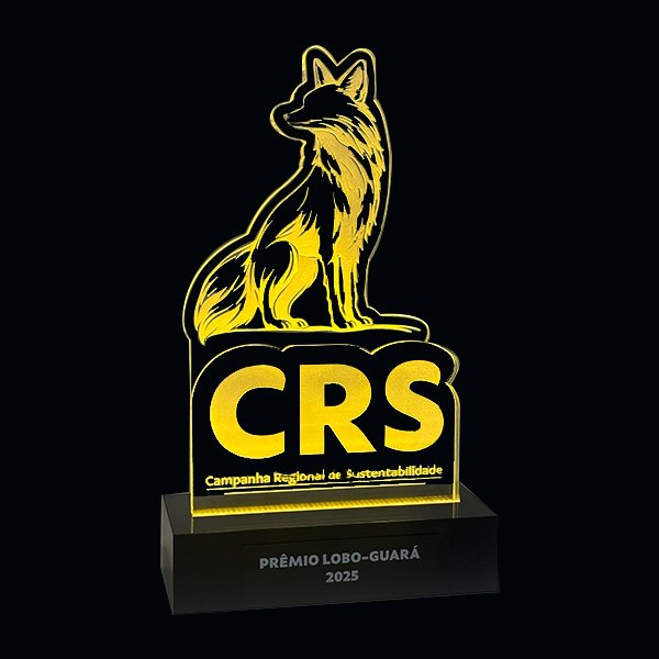Troféu LED Lobo - Cooperativa Central de Crédito