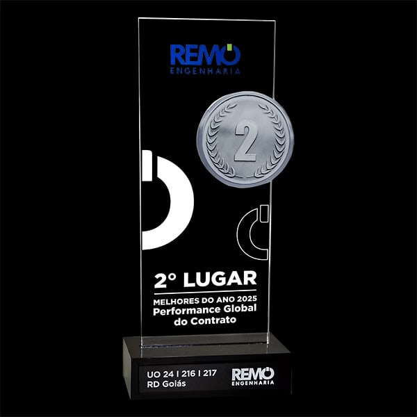 Troféu LED - Reconhecimento Performan