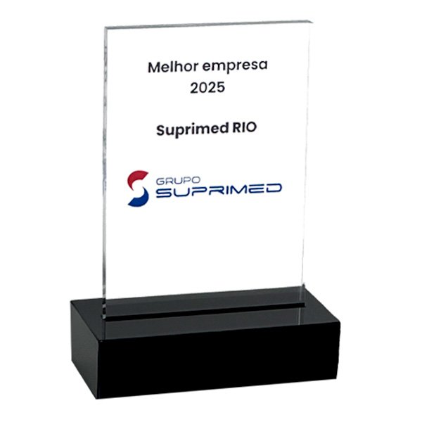 Troféu Melhor Empresa Grupo Suprimed