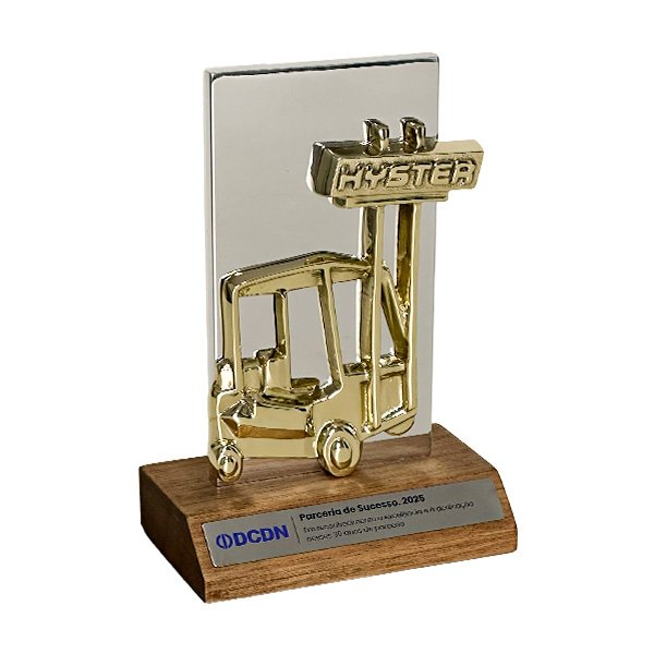 Troféu Parceria de Sucesso Empilhadeira