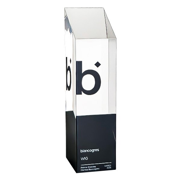 Troféu Premiação para os clientes Biancogres